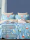 Миниатюра изображения товара Комплект постельного белья GoodNight Сатин Делюкс Кидс K2401 1.5сп / 433295 (50x70, с компаньоном)