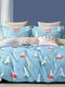 Миниатюра изображения товара Комплект постельного белья GoodNight Сатин Делюкс Кидс K2401 1.5сп / 433295 (50x70, с компаньоном)