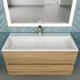 Миниатюра изображения товара Умывальник Uperwood Barsa 100 (белый глянцевый)