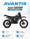 Миниатюра изображения товара Мотоцикл Avantis Just CB300F с ПТС (графика с зеленым Б)