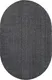 Миниатюра изображения товара Ковер Merinos Sofia T600-OVAL-BLACK (2х4)