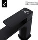Миниатюра изображения товара Смеситель Oliveeka OL-139003-MB (черный матовый)
