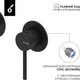 Миниатюра изображения товара Смеситель Oliveeka OL-88869017-MB (черный матовый)