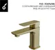 Миниатюра изображения товара Смеситель Oliveeka OL-139003-BG (золотой матовый)