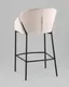 Миниатюра изображения товара Стул барный Stool Group Melia BC-87 (серо-бежевый)