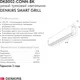 Миниатюра изображения товара Трековый светильник Denkirs Smart Grill DK8002-CONN-BK