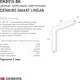 Миниатюра изображения товара Трековый светильник Denkirs Smart Linear DK8015-BK