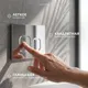 Миниатюра изображения товара Инсталляция для унитаза Saniteco 501 + K02-SG (с кнопкой, хром глянцевый)