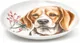 Миниатюра изображения товара Тарелка закусочная (десертная) Fissman Dogs 16143