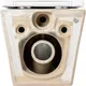 Миниатюра изображения товара Унитаз подвесной с инсталляцией Saniteco KW-9005W + 501 + K01-PRG (с кнопкой, матовое золото)