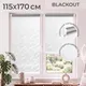 Миниатюра изображения товара Рулонная штора Sundays Home Аква Тэрмоблэкаут 115x170 (белый)