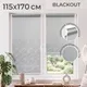 Миниатюра изображения товара Рулонная штора Sundays Home Аква Тэрмоблэкаут 115x170 (серый)