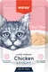 Миниатюра изображения товара Влажный корм для кошек Wanpy Cat Курица и креветки (85г)