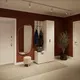 Миниатюра изображения товара Секция в прихожую Кортекс-мебель Лара Аура СП 8 (белый матовый/белый софт)