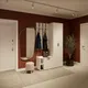 Миниатюра изображения товара Секция в прихожую Кортекс-мебель Лара Аура СП 9 (белый матовый/белый софт)