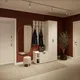 Миниатюра изображения товара Секция в прихожую Кортекс-мебель Лара Рим СП 9 (белый матовый/белый софт)