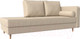 Миниатюра изображения товара Тахта Лига Диванов Прайм правый / 100891 (экокожа бежевый)