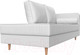 Миниатюра изображения товара Тахта Лига Диванов Прайм правый / 100892 (экокожа белый)