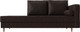 Миниатюра изображения товара Тахта Лига Диванов Прайм правый / 100893 (экокожа коричневый)