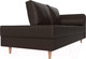 Миниатюра изображения товара Тахта Лига Диванов Прайм правый / 100893 (экокожа коричневый)