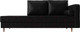 Миниатюра изображения товара Тахта Лига Диванов Прайм правый / 100894 (экокожа черный)