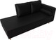 Миниатюра изображения товара Тахта Лига Диванов Прайм правый / 100894 (экокожа черный)