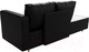 Миниатюра изображения товара Тахта Лига Диванов Прайм правый / 100894 (экокожа черный)