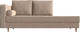 Миниатюра изображения товара Тахта Лига Диванов Прайм левый / 100873 (велюр бежевый)