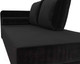 Миниатюра изображения товара Тахта Лига Диванов Прайм левый / 100879 (велюр черный)