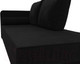 Миниатюра изображения товара Тахта Лига Диванов Прайм левый / 100884 (микровельвет черный)