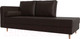 Миниатюра изображения товара Тахта Лига Диванов Прайм левый / 100893 (экокожа коричневый)