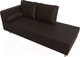 Миниатюра изображения товара Тахта Лига Диванов Прайм левый / 100893 (экокожа коричневый)