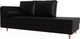 Миниатюра изображения товара Тахта Лига Диванов Прайм левый / 100894 (экокожа черный)