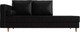 Миниатюра изображения товара Тахта Лига Диванов Прайм левый / 100894 (экокожа черный)
