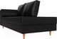 Миниатюра изображения товара Тахта Лига Диванов Прайм левый / 100894 (экокожа черный)
