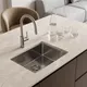 Миниатюра изображения товара Мойка кухонная Mixline Pro 559194 (сатин, с сифоном)