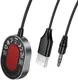 Миниатюра изображения товара Ресивер автомобильный Hoco E150 Path Bluetooth AUX с кабелем (серый металлик)