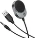 Миниатюра изображения товара Ресивер автомобильный Hoco E150 Path Bluetooth AUX с кабелем (серый металлик)