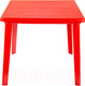 Миниатюра изображения товара Стол пластиковый Стандарт Пластик Групп Квадратный 80х80 (красный)