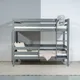 Миниатюра изображения товара Двухъярусная кровать Dyatel Марта 90х200 с настилом (серый)