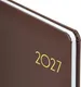 Миниатюра изображения товара Еженедельник Brauberg Select 2027 / 118142 (коричневый)