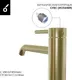 Миниатюра изображения товара Гигиенический душ со смесителем Oliveeka OL-829909+88239017-BG (золотой матовый)