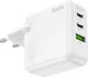 Миниатюра изображения товара Адаптер питания сетевой Hoco C115A Header PD65W (белый)