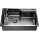 Миниатюра изображения товара Мойка кухонная Mixline Pro 559337 (черный графит, с сифоном)