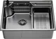 Миниатюра изображения товара Мойка кухонная Mixline Pro 559336 (черный графит, с сифоном)