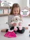 Миниатюра изображения товара Мягкая игрушка BelToys Овечка девочка (молочный/малиновый)