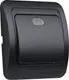 Миниатюра изображения товара Выключатель SmartBuy Марс / SBE-02b-10-SW1-1-c (черный)