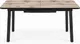 Миниатюра изображения товара Обеденный стол Tetchair Matis раздвижной 138-178х83х75 (дуб вотан/черный)