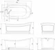 Миниатюра изображения товара Ванна акриловая Abber AB9514 (белый)