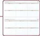 Миниатюра изображения товара Еженедельник Escalada Лен 2027 / 73643 (64л, сиреневый)